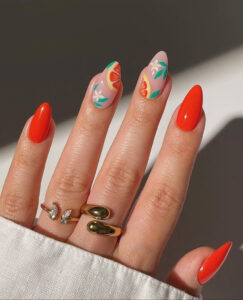 summer nail art ideas acrylic 