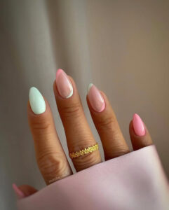 floral summer nails