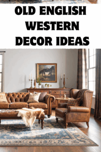 Old English Western Decor Ideas
