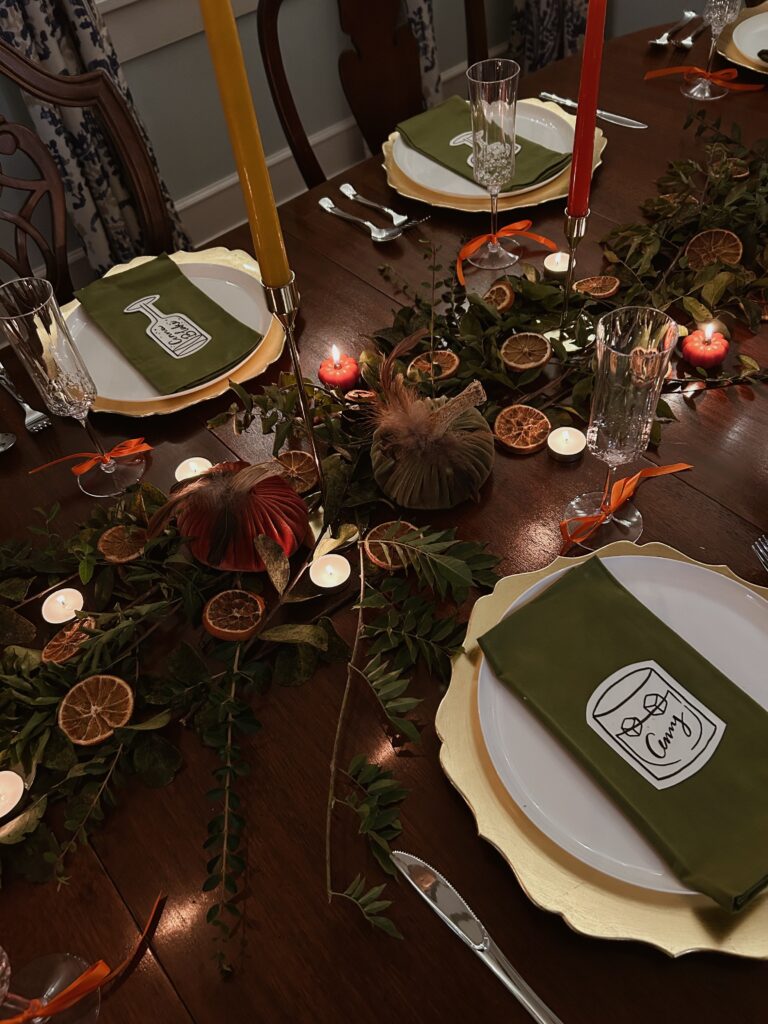 thanksgiving cocktail napkins