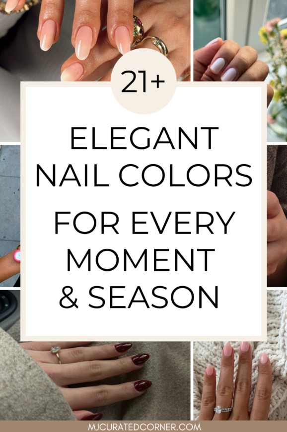 elegant nail colours