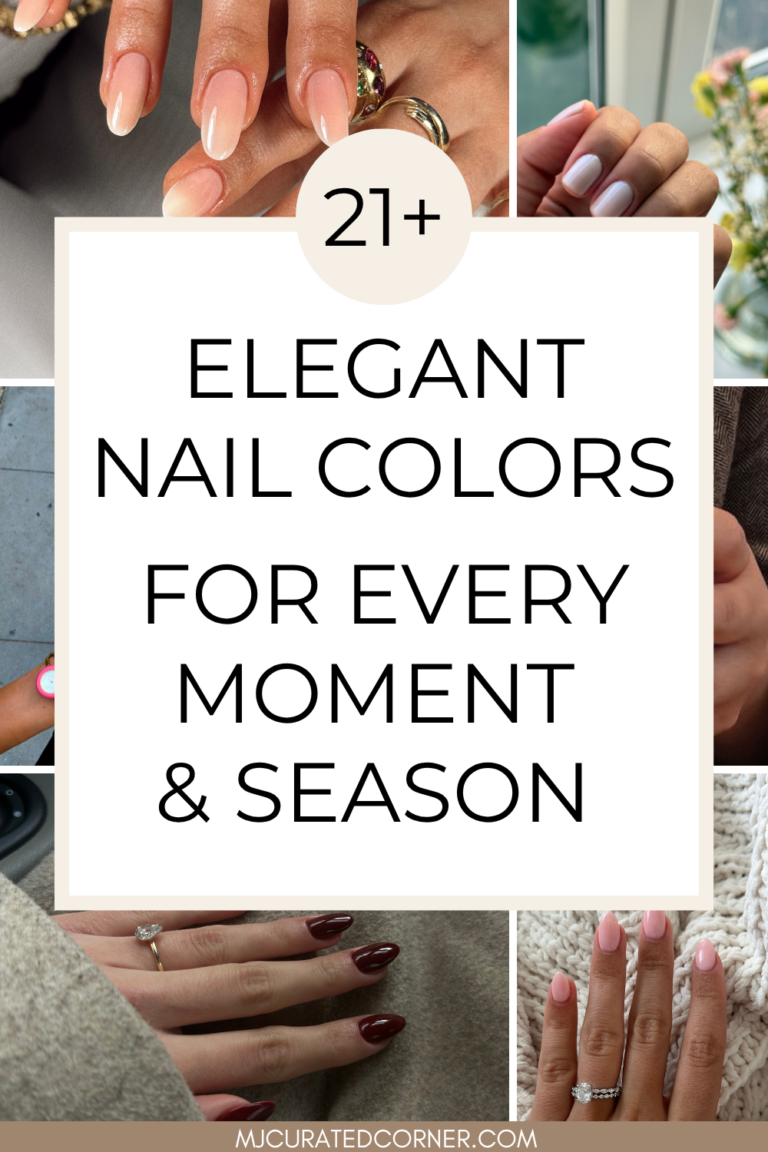 elegant nail colours