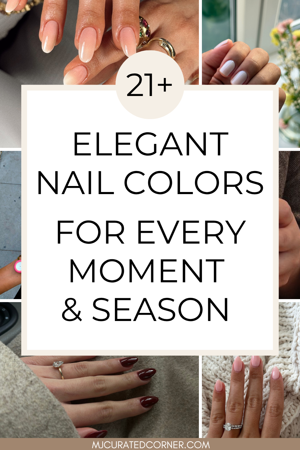 elegant nail colours