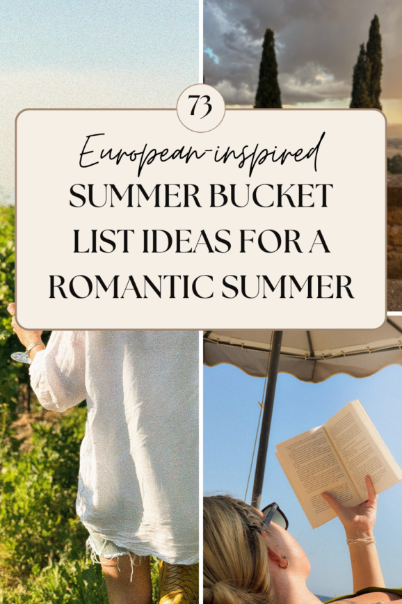 summer bucket list