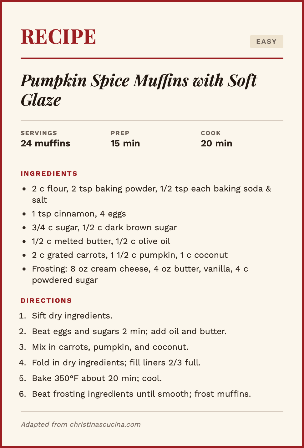 easy fall baking recipes