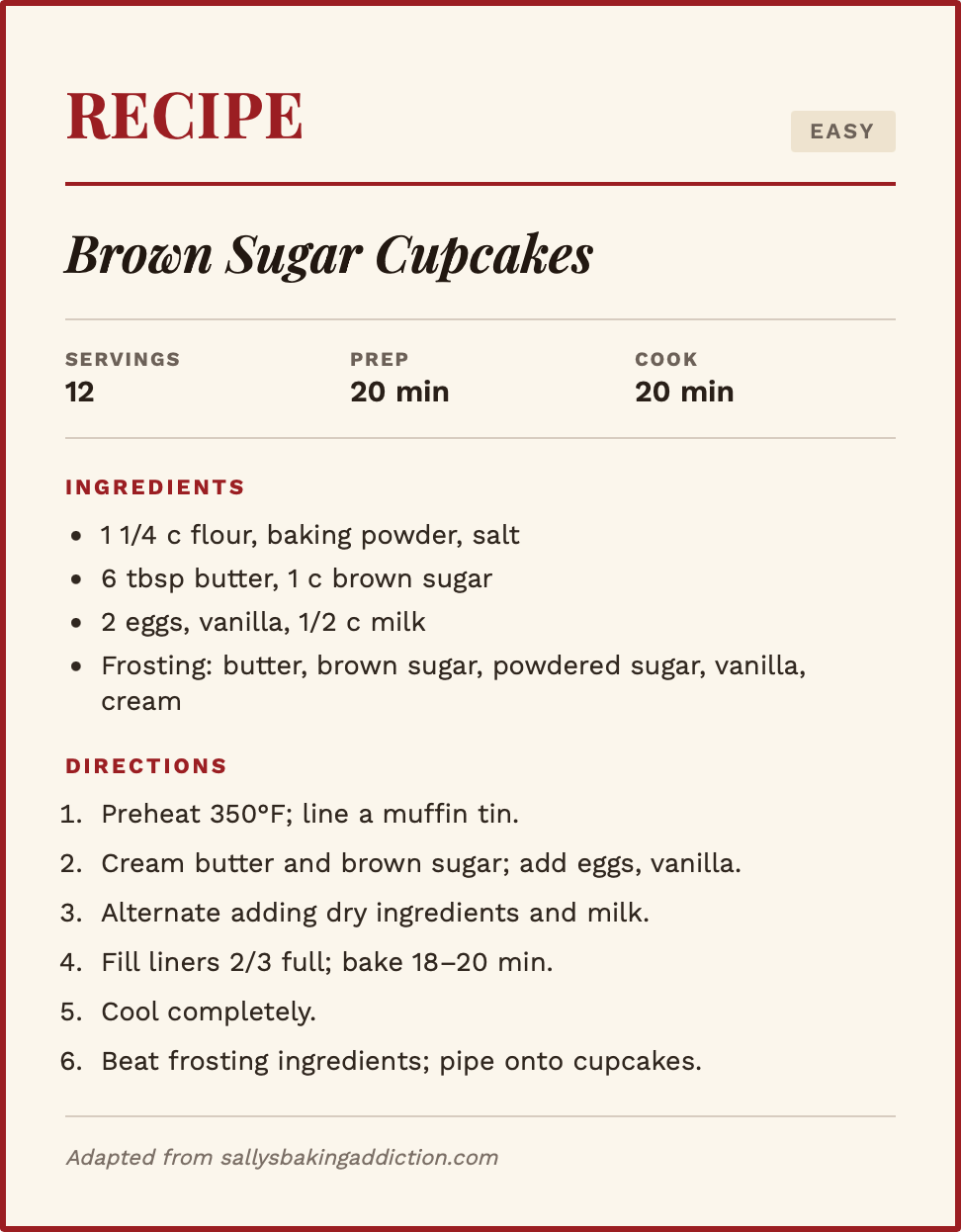 easy fall baking recipes