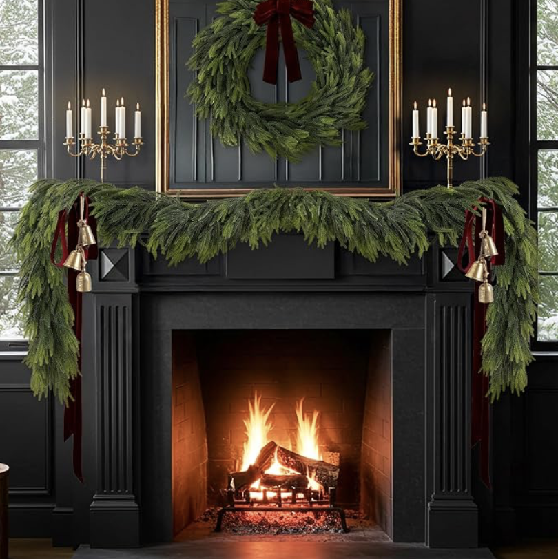 Parisian christmas party decor